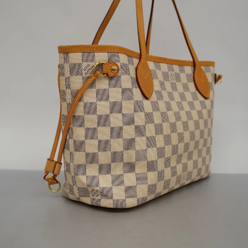 Louis Vuitton Alma bags with a monogram - embossed leather surfaceLouis VuittonAuth  Damier Azur Neverfull PM N41362 Women's Tote Bag