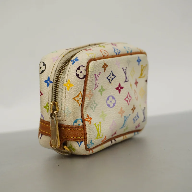 Louis Vuitton crossbody bags with adjustable shoulder straps for comfortLouis VuittonAuth  Monogram Multicolore True Swapiti M58033 Women's Pouch Blanc