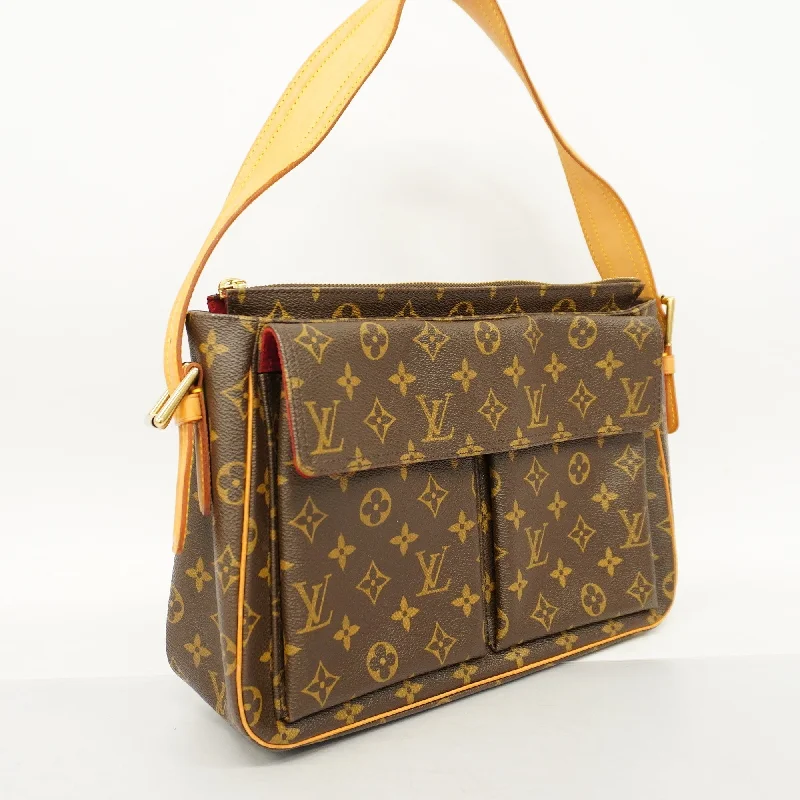 Louis Vuitton bags with a zippered interior pocket for better organizationLouis VuittonAuth  Monogram Viva Cite GM M51163 Women's Shoulder Bag