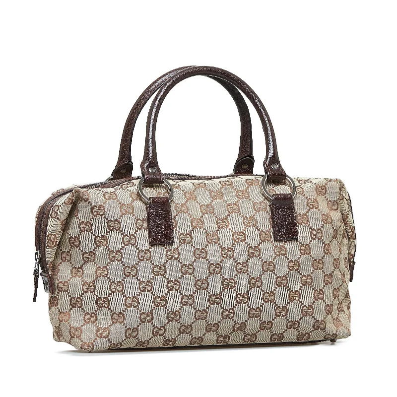 Gucci Marmont bags for women with a snakeskin - effect panelGucci GG Canvas Boston (SHG-aIpKEx)