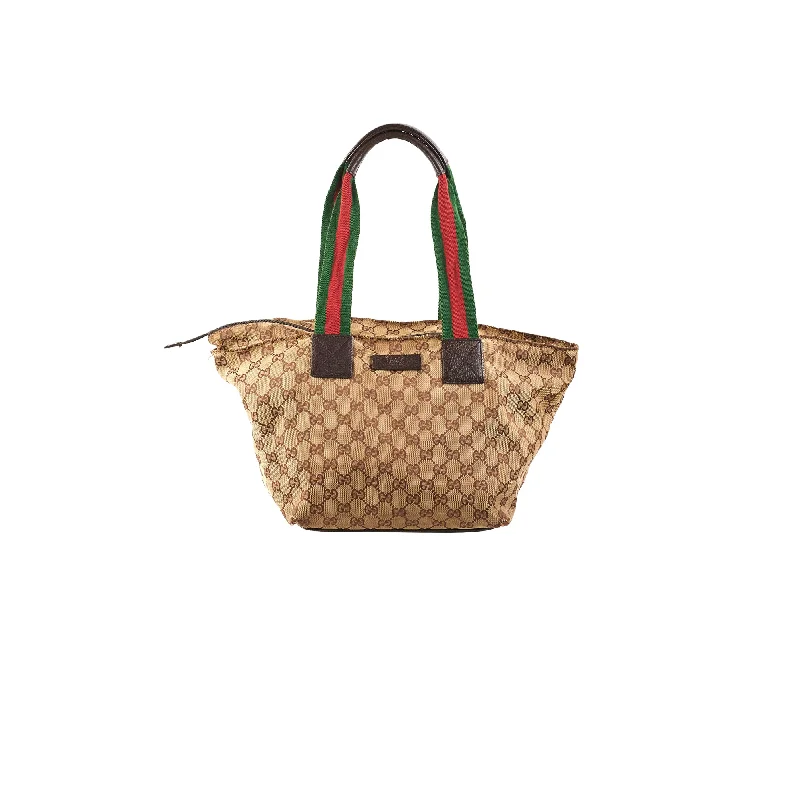 Women Gucci bags with a detachable mobile phone holderGucci Vintage Canvas Tote