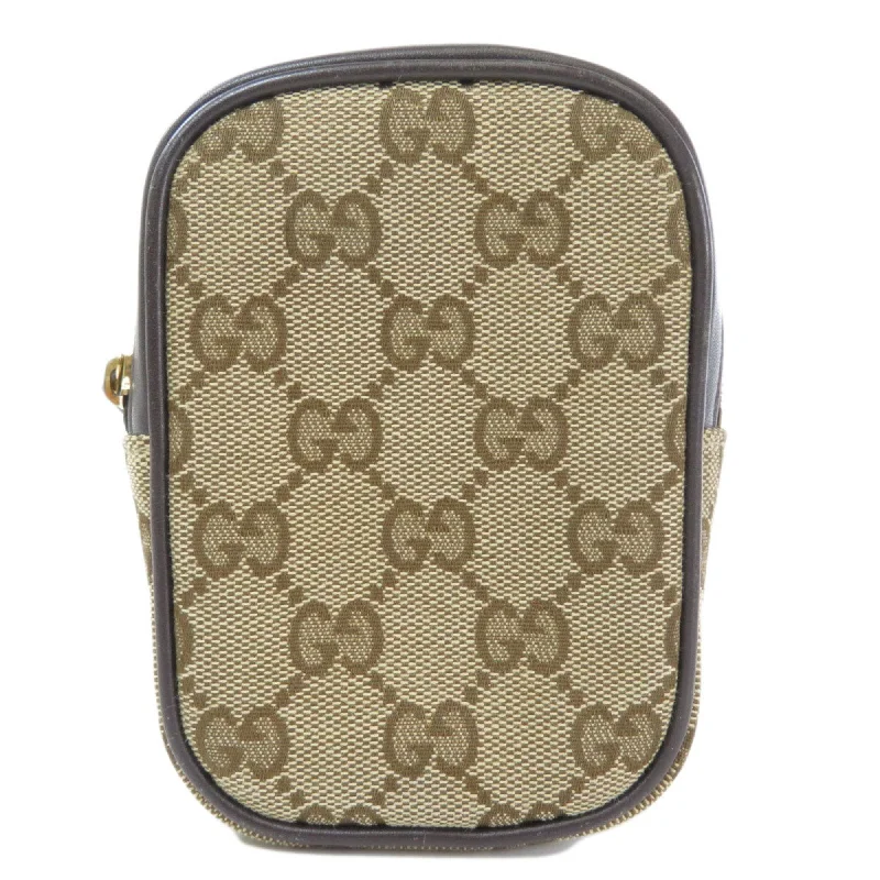 Gucci Marmont bags for women with a snakeskin - effect panelGucci 115249 GG Accessory Pouch Canvas Ladies