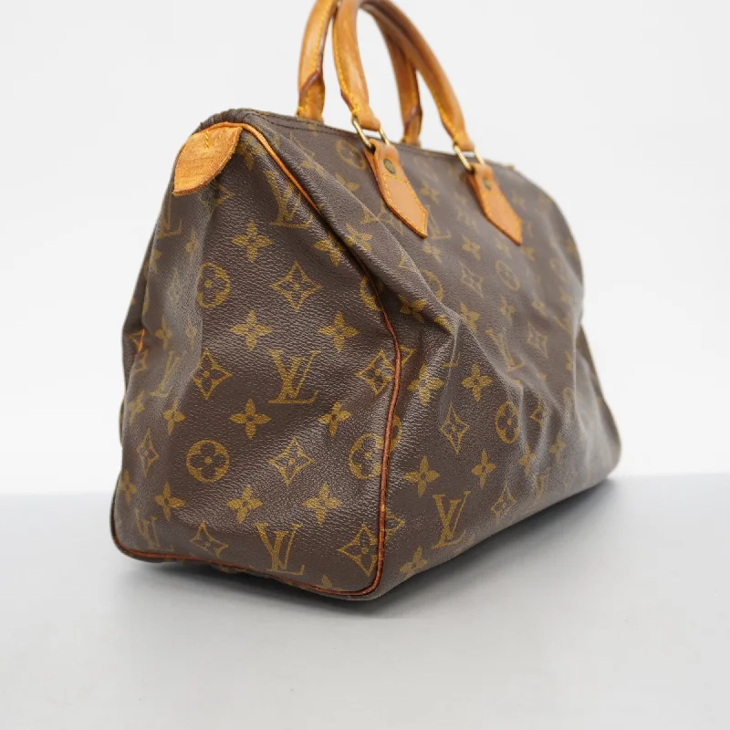 Louis Vuitton handbags with a metal - framed clasp for durabilityLouis VuittonAuth  Monogram Speedy 30 M41108 Women's Handbag