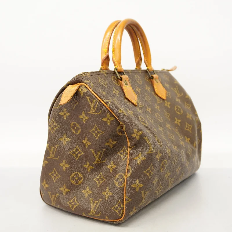 Louis Vuitton bags with a front - flap pocket for quick - access itemsLouis VuittonAuth  Monogram Speedy 30 M41108 Women's Handbag