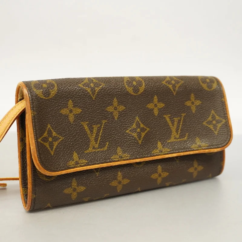 Louis Vuitton Twist bags with a contrast - colored interior for visual interestLouis VuittonAuth  Monogram Pochette Twin PM M51854 Women's Shoulder Bag