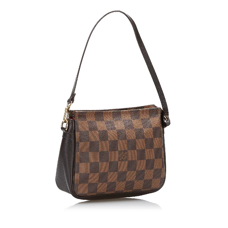 Medium - sized Louis Vuitton tote bags for work and shoppingLouis Vuitton Trousse Pochette Damier Ebene Canvas