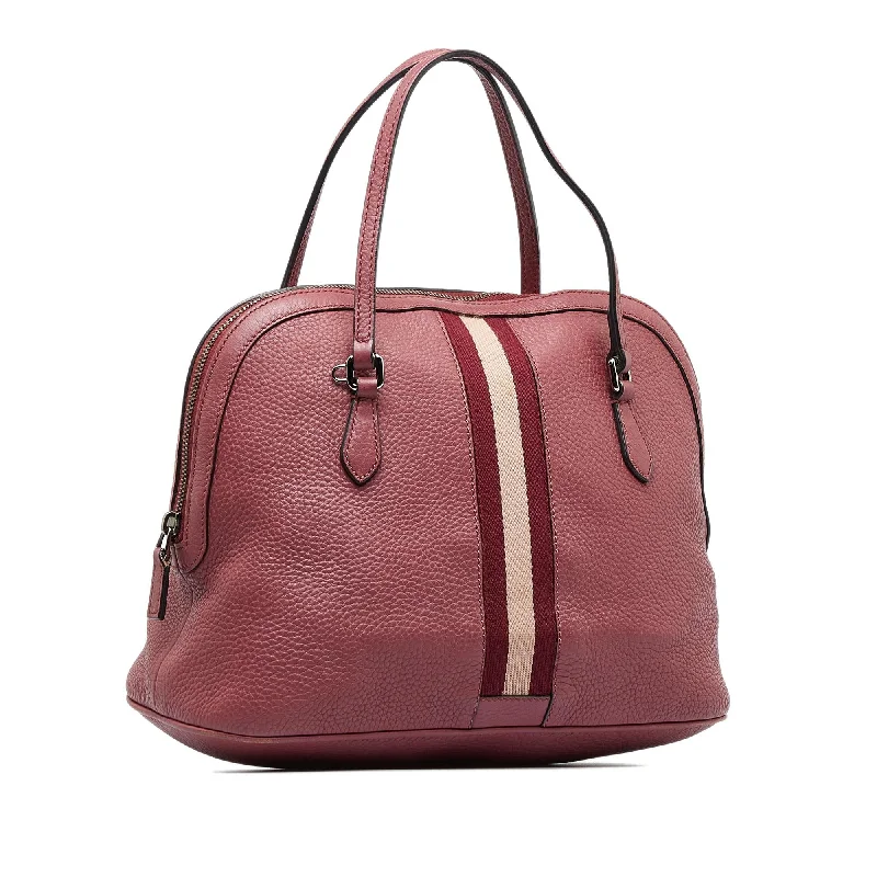 Women Gucci bags with a magnetic snap closure for easy accessGucci Web Dome Satchel (SHG-zDCxuz)