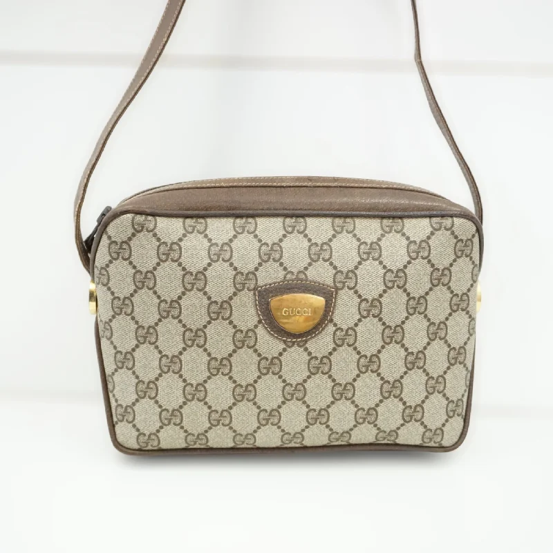 Women Gucci bags with a front - flap pocket for quick - access itemsGucci Crossbody