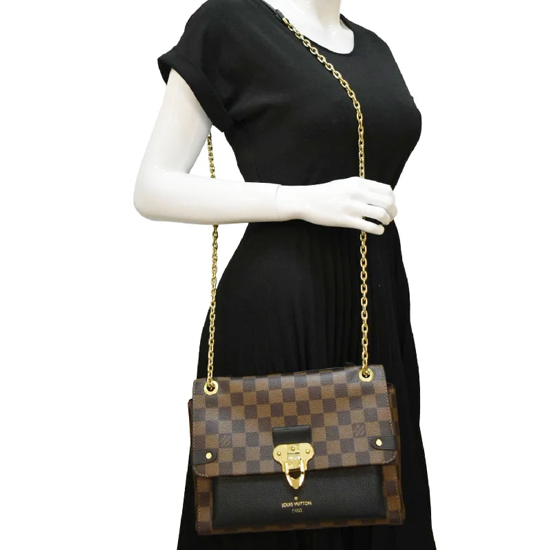 Louis Vuitton Twist bags with the iconic LV - turnlock closureLouis Vuitton Vavin PM Damier Ebene Crossbody Bag Brown