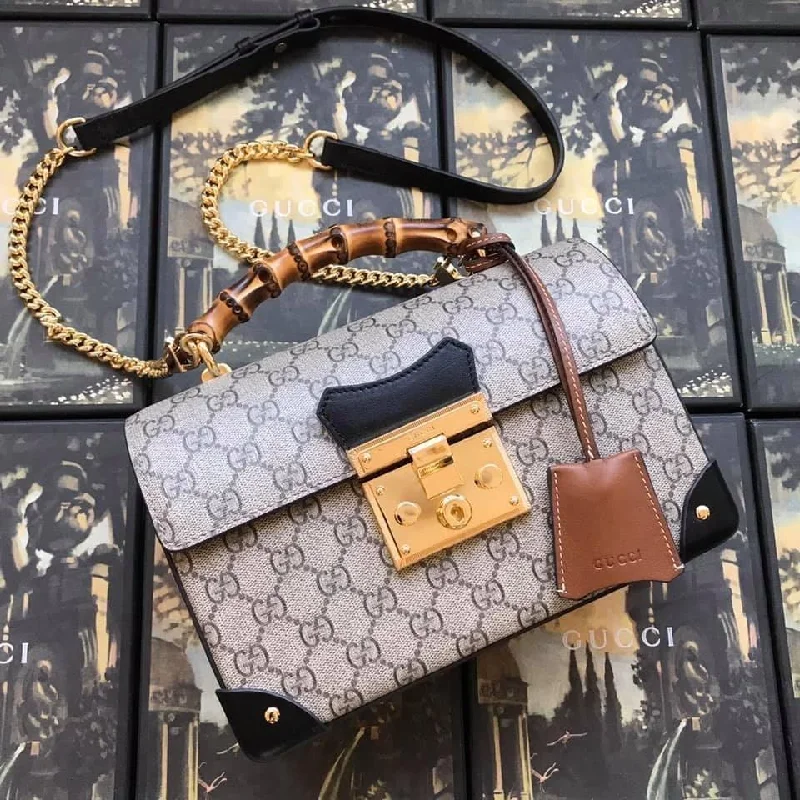 Ladies Gucci Dionysus bags with a star - shaped charmGucci  Padlock GG Small Shoulder Bag