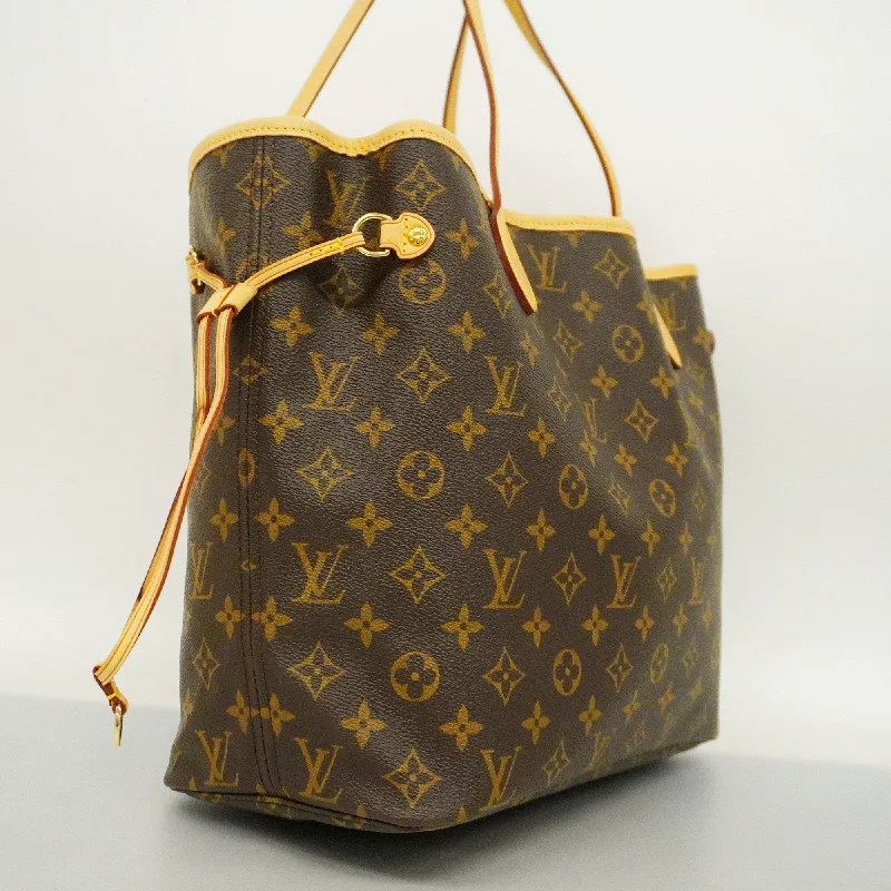 Louis Vuitton backpacks with a padded back panel for comfort during long - wearLouis VuittonAuth  Monogram Neverfull MM M40156 Women's Tote Bag