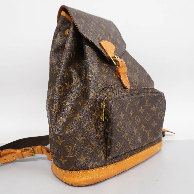 Ladies Louis Vuitton Capucines bags with gold - toned hardwareLouis VuittonAuth  Monogram Montsouris GM M51135 Women's Backpack