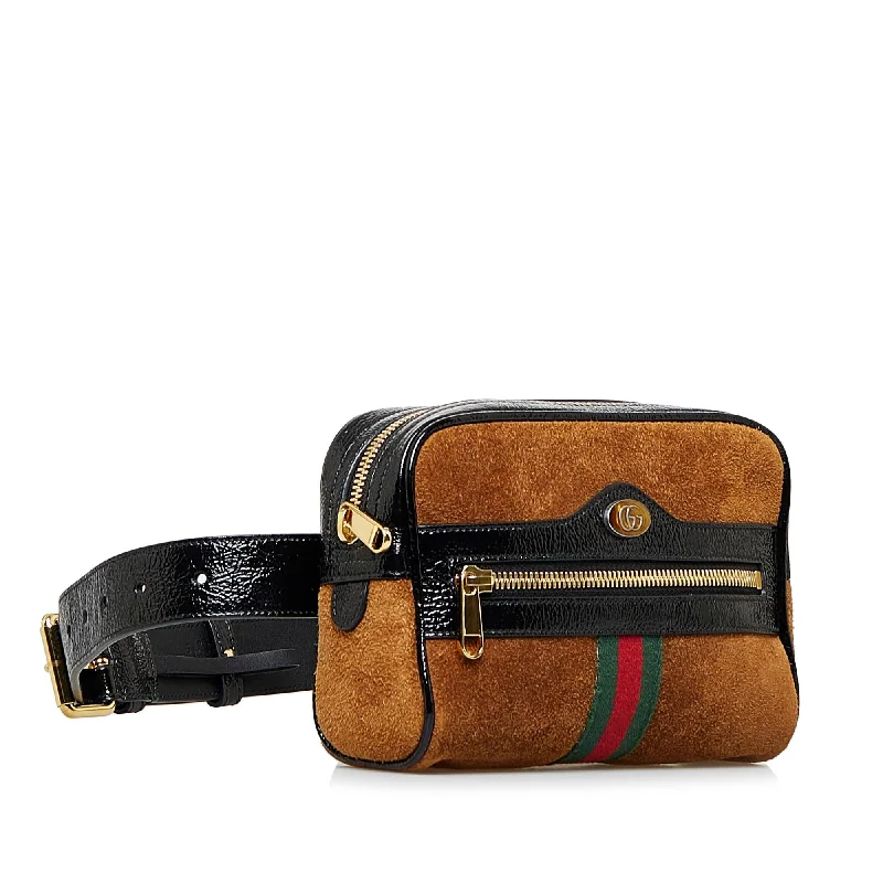 Ladies Gucci Dionysus bags with a detachable shoulder strapGucci Small Ophidia Suede Belt Bag (SHG-huQAUt)