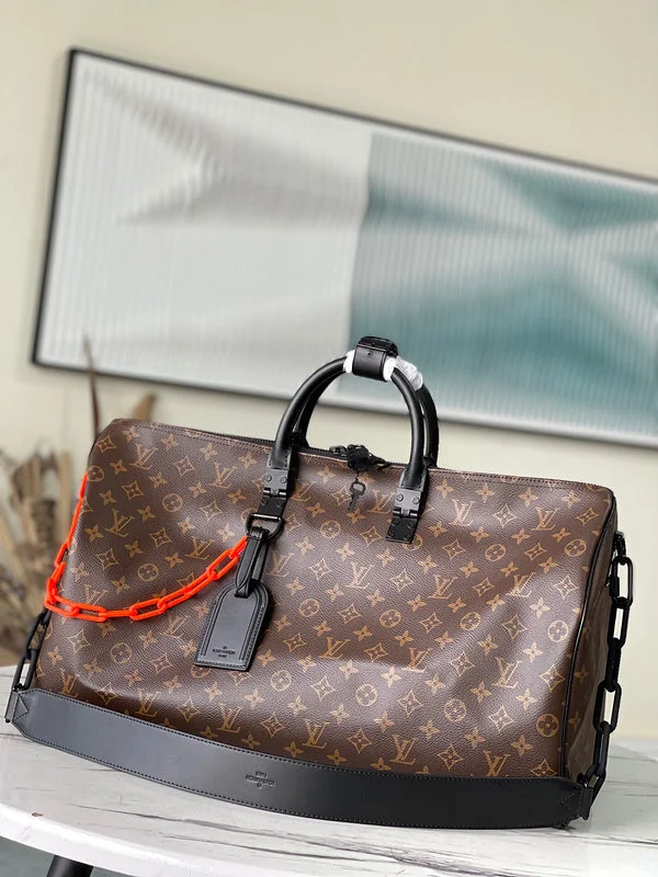 Louis Vuitton bags with a snap - button closure and a decorative charm for styleBC - LOUIS VUITTON BAGS - 5041