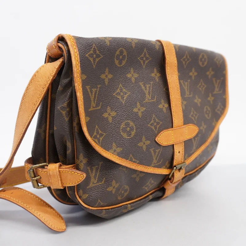 Louis Vuitton tote bags with a spacious interior and multiple pocketsLouis VuittonAuth  Monogram Saumur 30 M42256 Women's Shoulder Bag