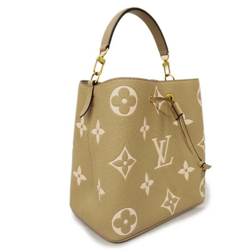 Louis Vuitton bags with a front - zip pocket for small items like keysLouis VuittonAuth  Monogram Empreinte 2way Bag Neonoe MM Tourtrell/Claim M45555