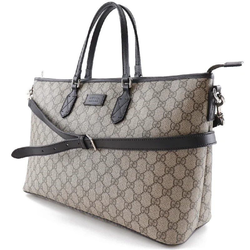 Women Gucci Sylvie bags with a detachable ribbon detailGucci 2Wayshoulder Gg Supreme Tote Bag