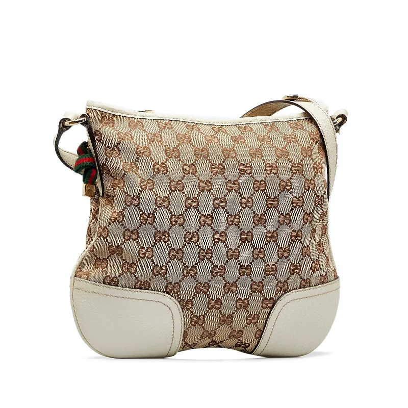 Ladies Gucci shoulder bags with a single - handle designGucci GG Canvas Princy Crossbody (SHG-Ny1Zt1)