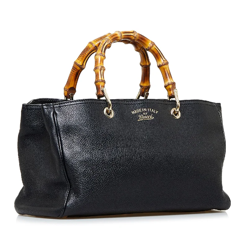 Women Gucci Sylvie bags with a leather - wrapped handleGucci Medium Bamboo Shopper (SHG-Y2HMOQ)