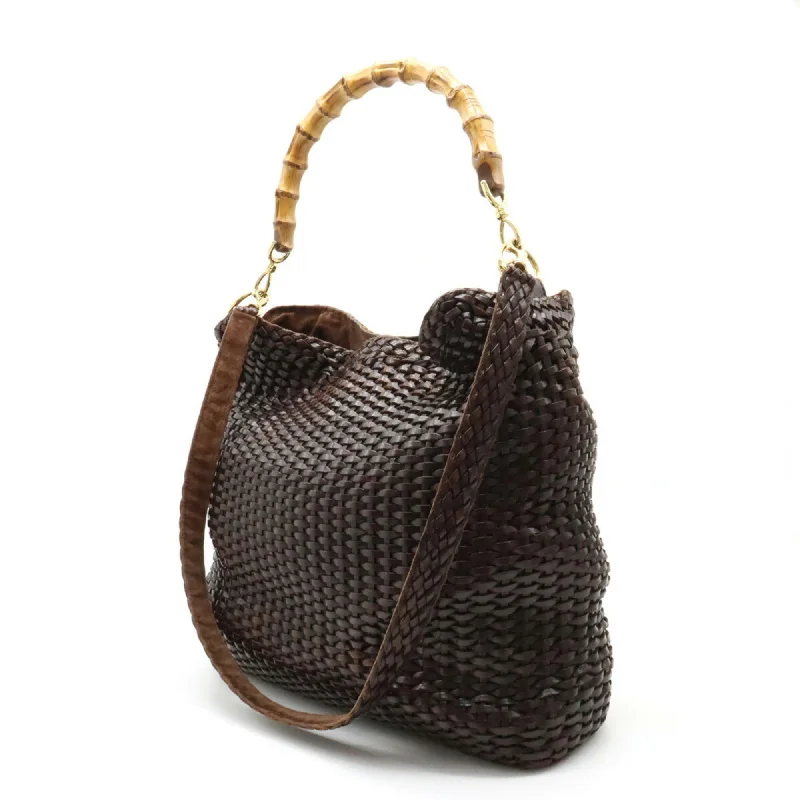 Ladies Gucci Dionysus bags in a pastel colorGucci Bamboo HandBag Shoulder Bag Leather Dark Brown 001.2404.1577