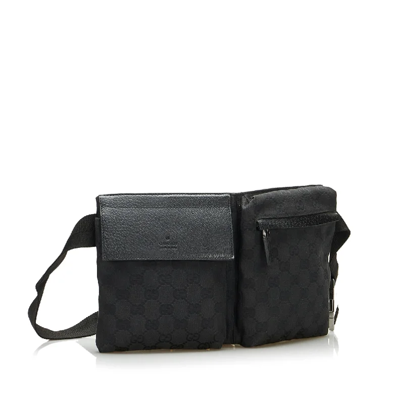 Gucci backpacks for women with a multi - pocket designGucci GG Canvas Belt Bag (GLFGvx)