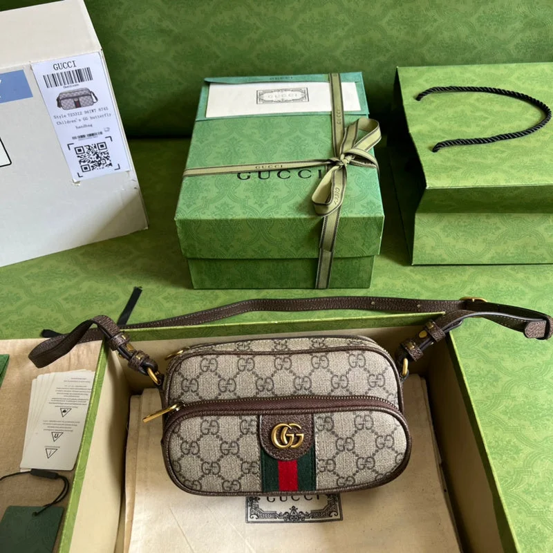 Ladies Gucci shoulder bags with a magnetic - closure flapWF - Gucci Bags - 1335