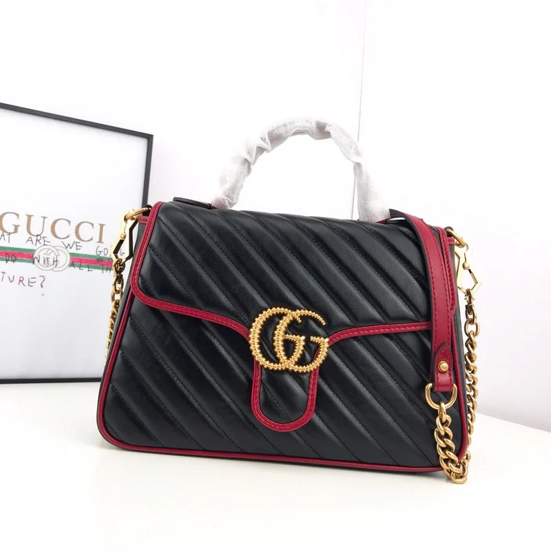 Gucci Marmont bags for women with a contrast - colored interiorBC - GUCCI BAG - 2606