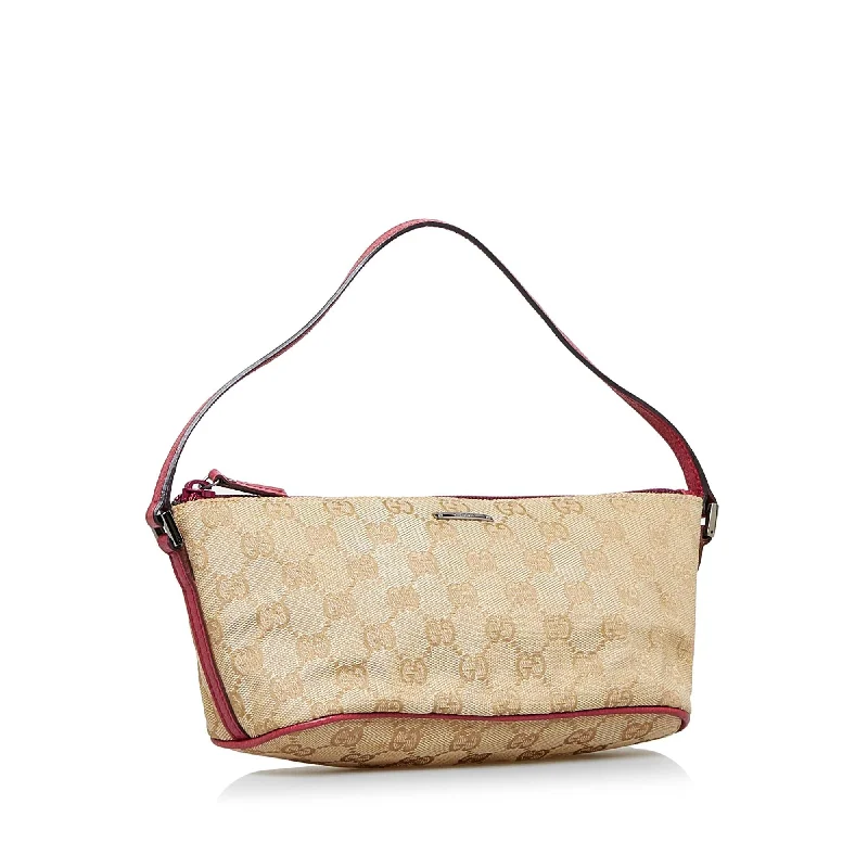 Gucci tote bags for women with a water - resistant coatingGucci GG Canvas Boat (A772yx)