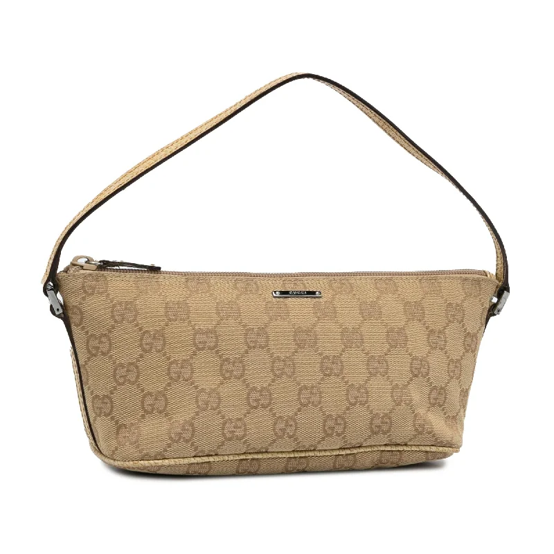 Gucci tote bags for women with a spacious interiorGucci GG Canvas Boat (E9ftJ8)