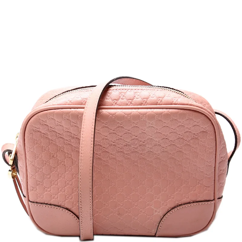 Women Gucci bags with a chain - link trim and a leather bodyBree Guccissima Crossbody