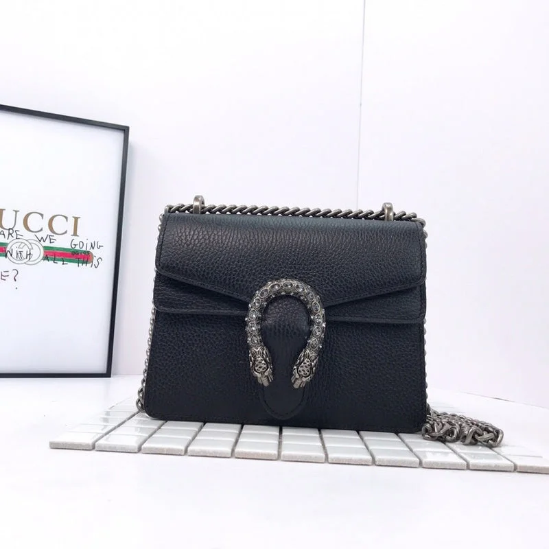 Ladies Gucci shoulder bags with a magnetic - closure flapBC - GUCCI BAG - 2472