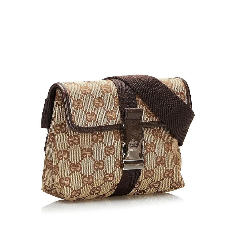 Gucci Marmont bags for women with quilted leather exteriorsGucci GG Canvas Belt Bag (35962)