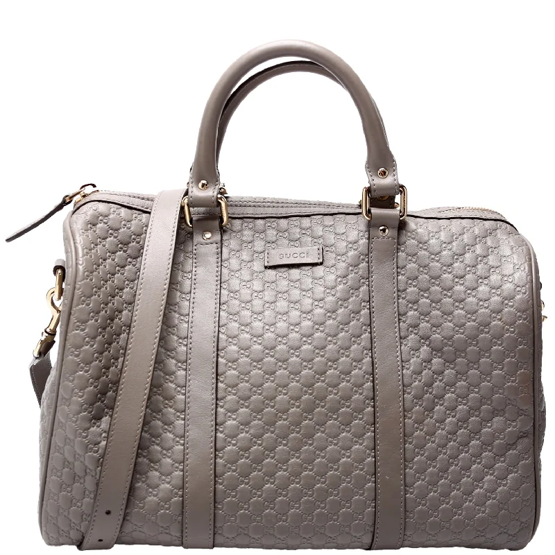 Women Gucci crossbody bags with a woven leather strapBoston With Strap Guccissima