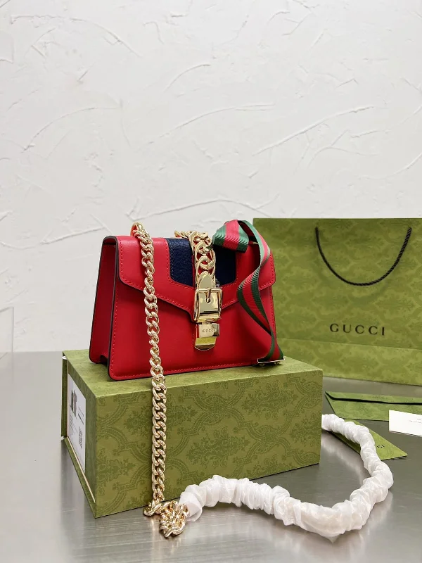 Gucci handbags for women with a back - zip pocketGucci Sylvia  Handbag