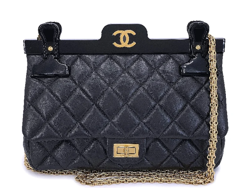 Chanel Classic Flap Bag for Evening PartyRare Chanel 2016 "Hanger" Reissue 2.55 225 Classic Flap Bag GHW