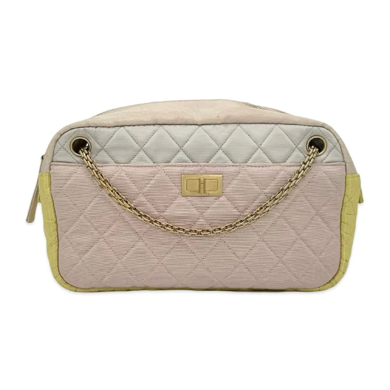 Chanel Handbag with Adjustable Strap for ComfortCHANEL: Quilted Canvas 2.55 Reissue Camera Bag