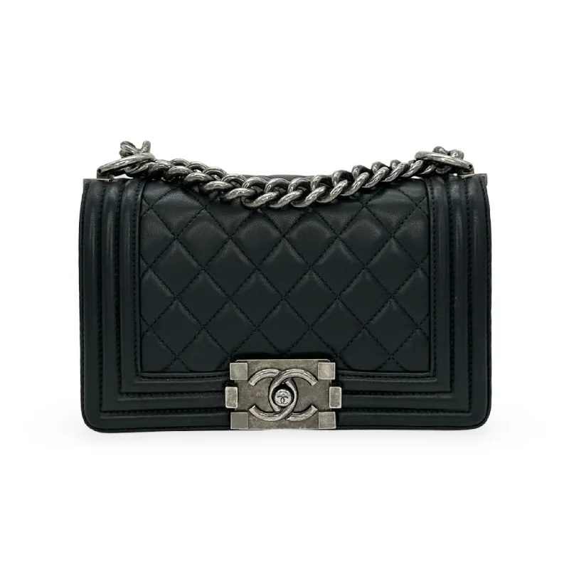 Chanel Colorful Handbag for Spring OutfitsCHANEL: Quilted Lambskin Small Boy Bag