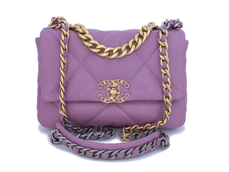 Chanel Limited Edition Handbag for CollectorsChanel 19 Bag Lavender Mauve 20B Medium Flap CO1