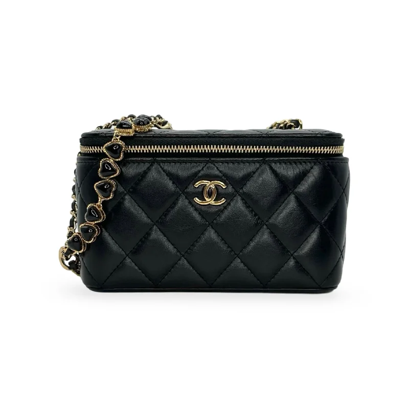 Chanel Medium Tote Bag for Office LadiesCHANEL: Quilted Lambskin Small Hearts Vanity