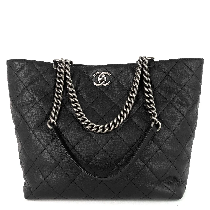 Chanel Chain Strap Handbag for Everyday UseShopping In Chains Large Calf Leather Bag