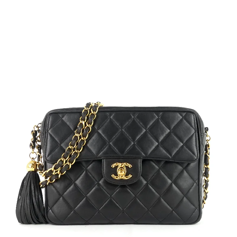 Chanel Classic Flap Bag for Evening PartyVintage Lambskin Leather Flap Camera Bag