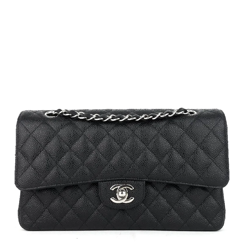 Chanel Limited Edition Handbag for CollectorsDouble Flap Quilted Caviar Leather Bag