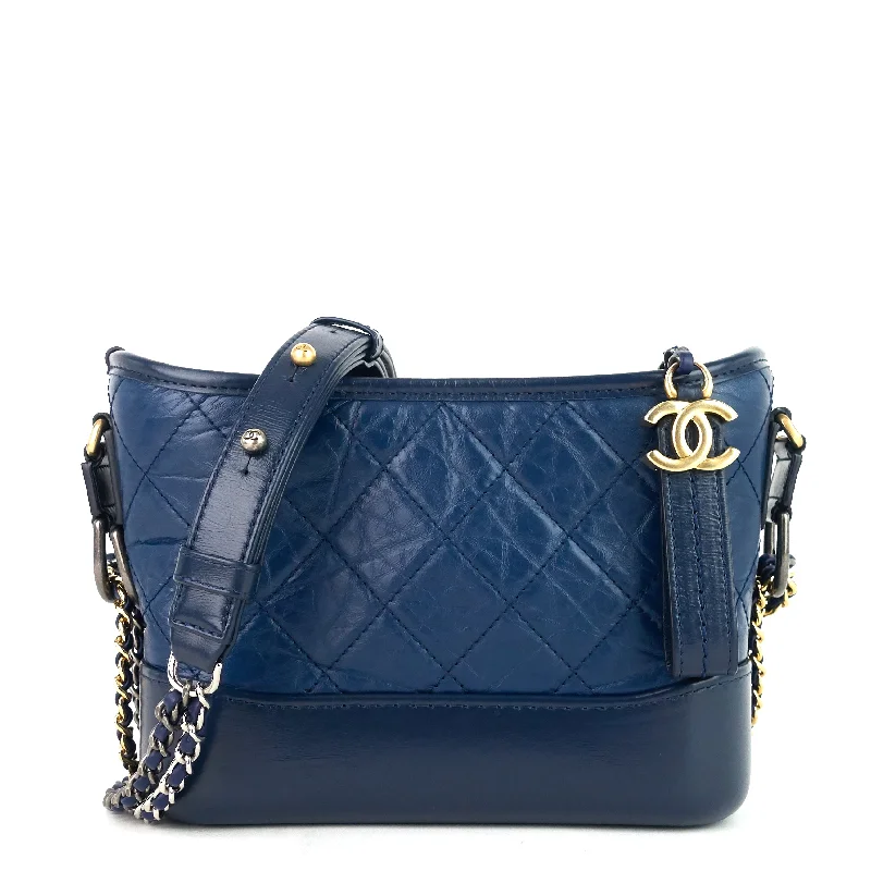 Chanel Small Crossbody Bag for TravelGabrielle Small Calfskin Leather Hobo Bag