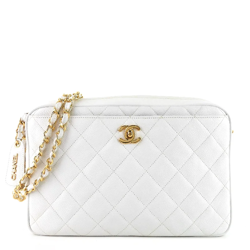 Chanel Classic Flap Bag for Evening PartyCaviar Vintage Camera Bag