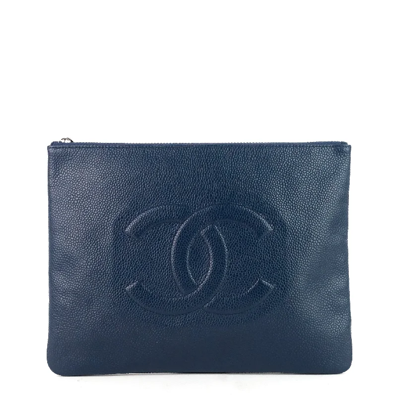 Chanel Black Handbag for Business MeetingsTimeless CC Caviar Pouch