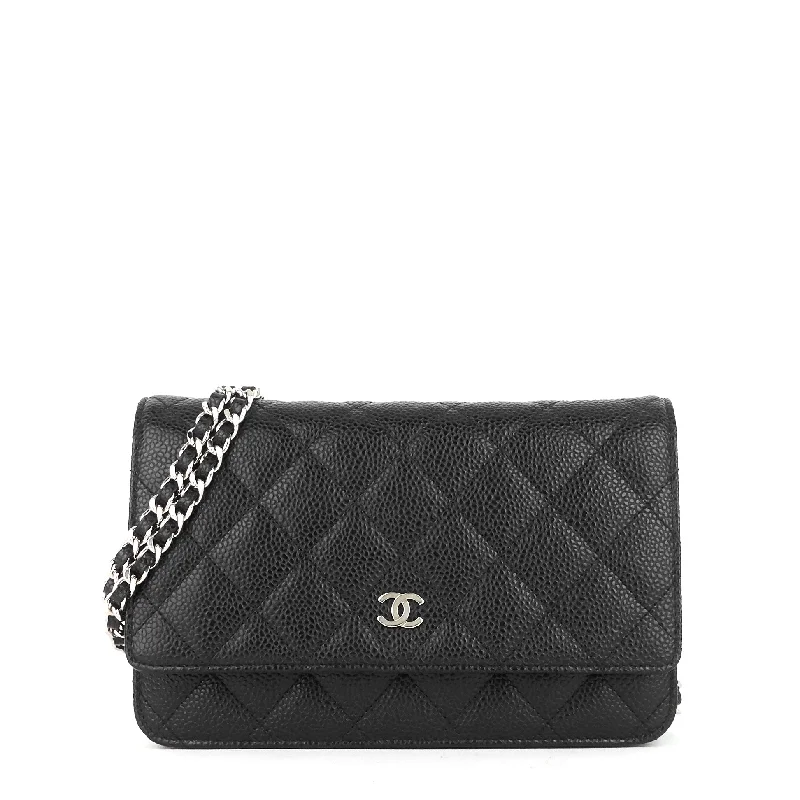 Chanel New Arrival Handbag with Gold HardwareWOC Pebbled Caviar Leather Wallet on Chain Bag