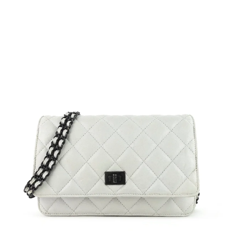 Chanel Vintage Inspired Handbag for Retro LoversWOC Aged Calfskin Leather Reissue Wallet on Chain Bag