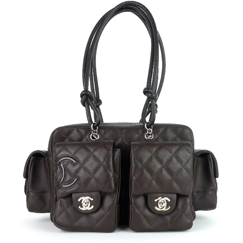 Chanel Classic Flap Bag for Evening PartyCambon Reporter Small Calfskin Bag