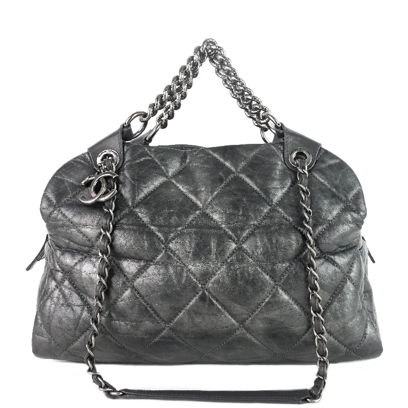 Chanel Classic Flap Bag for Evening PartyPondichery Aged Calfskin Leather Tote Bag