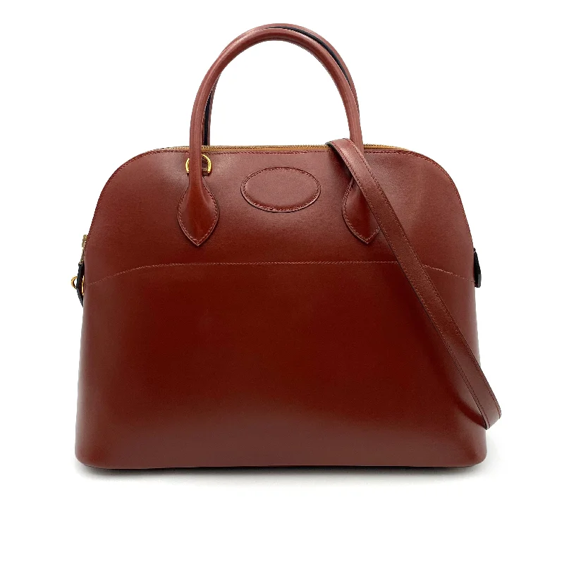 Hermès Vintage Bolide 35 Rouge H Boxcalf #Y 90237397